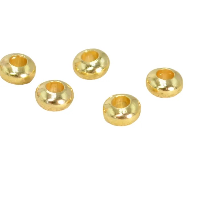 Authentic Celestial Anchors: Sacred Brass Spacer Spheres