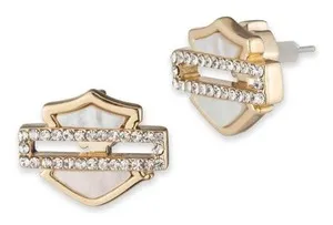 Authentic Celestial Shield Radiance - Mother of Pearl Sovereignty Studs