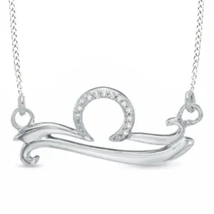 Authentic Celestial Scales Of Harmony Gold- Plated Libra Zodiac Talisman Necklace
