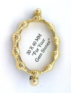 Authentic The Gilded Vessel: Sacred Cabochon Bolo Mounting