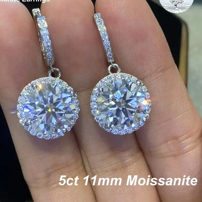 Authentic Celestial Moissanite Luminary Earrings - Ethereal Light Manifestation Talismans