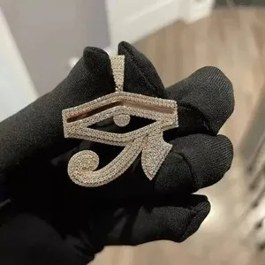 Authentic Eye of Horus Illumination - 3Ct Round Lab Created Diamond Pendant