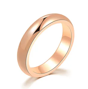 Authentic The Eternal Circle: 4MM Radiant Gold-Plated Band