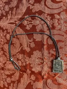Authentic Star Wars X RockLove Imperial Credit Pendant Necklace - Yellow Gold Plated