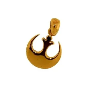 Authentic Celestial Rebellion Amulet - Radiant Gold-Plated Herald of Galactic Sovereignty