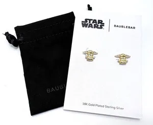 Authentic Grogu's Celestial Guardians: Mandalorian's Sacred Earrings