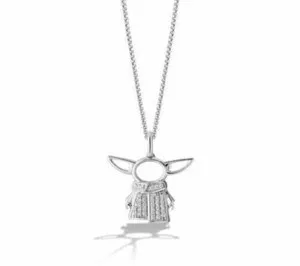 Authentic The Celestial Child Guardian Moissanite Talisman in Radiant Gold-Plated Silver