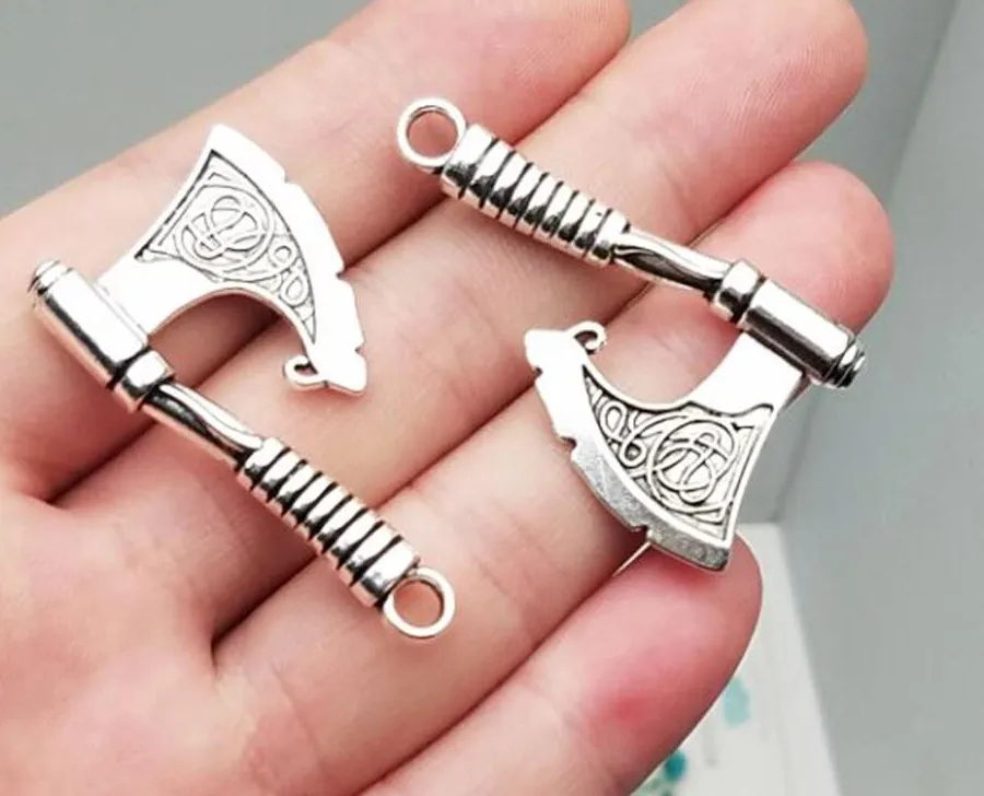 Authentic Valkyrie’s Edge: Ancient Viking War Axe Talismans