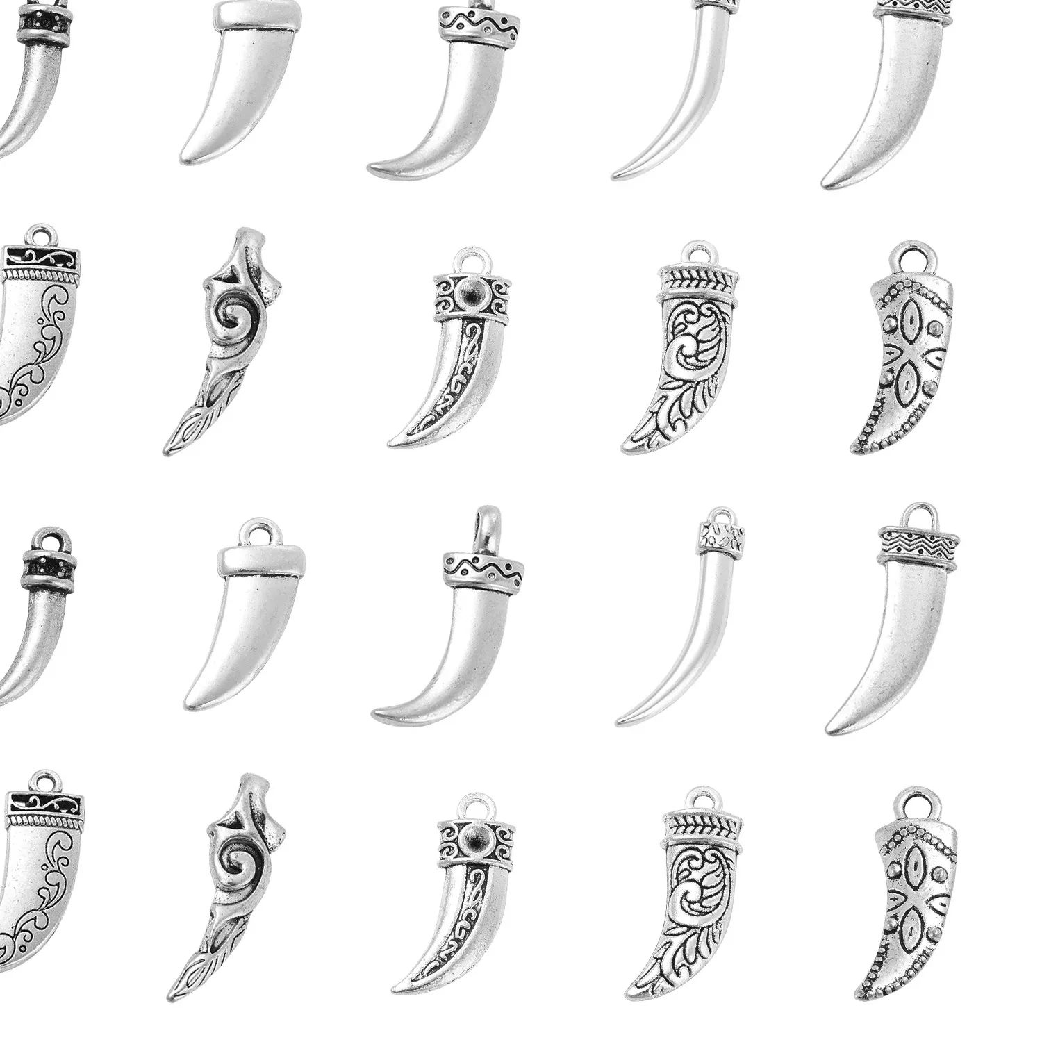 Authentic The Blade of Ancient Valor: Tibetan Curved Talisman Charms