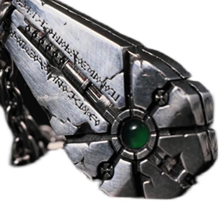 Authentic Game Peripheral Control Star Stele War Hammer 40K Necklace Birthday Movie Animation the Same Neck Chain Personality