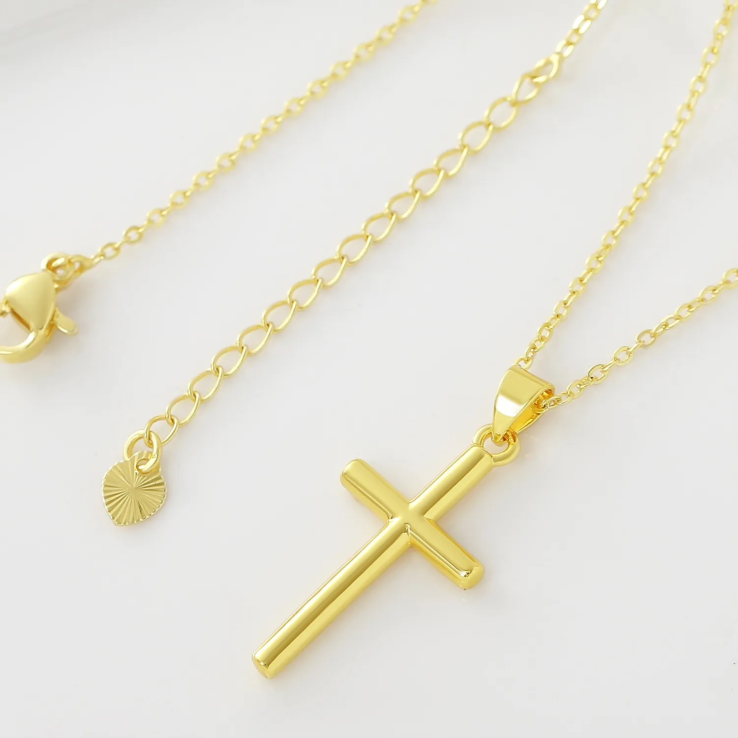 Authentic Celestial Cross: A Gold‑Plated Guardian of Light