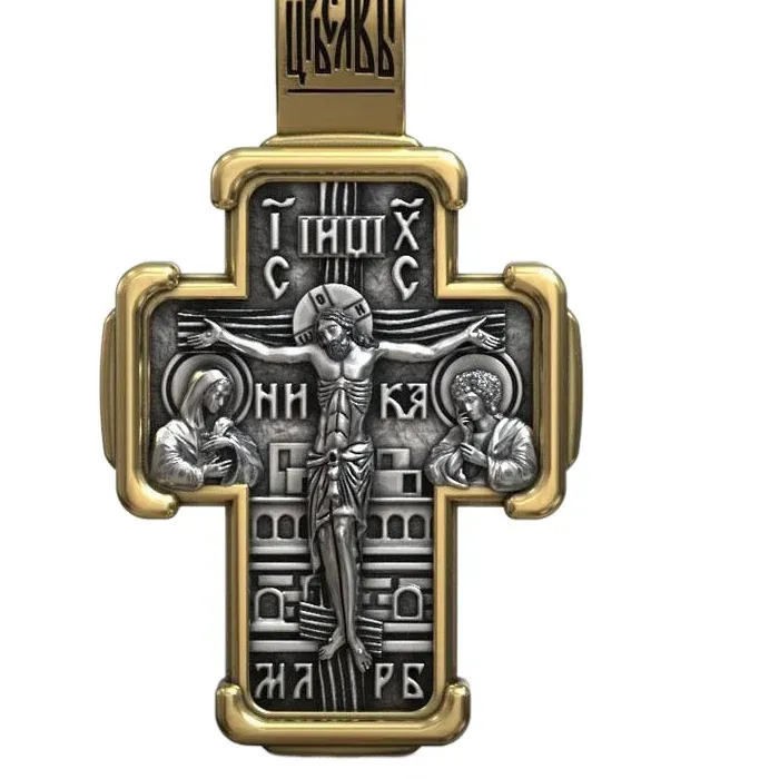 Authentic Protective Orthodox Cross of Sterling Silver: Fortify Your Spirit