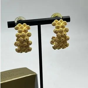 Authentic Golden Hive Celestial Hoops: A Symphony of Abundance