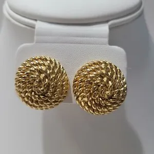 Authentic The Golden Hive Clip-On Earrings
