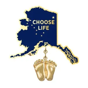 Authentic The Golden Footsteps of the Northern Frontier Lapel Pin