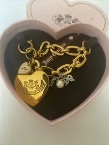 Authentic The Gilded Relic of Juicy Resonance Gold Plated Charm Bracelet
