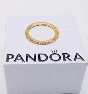 Authentic Celestial Pavé Radiance Ring - Sacred Gold Plated Amulet of Eternal Light