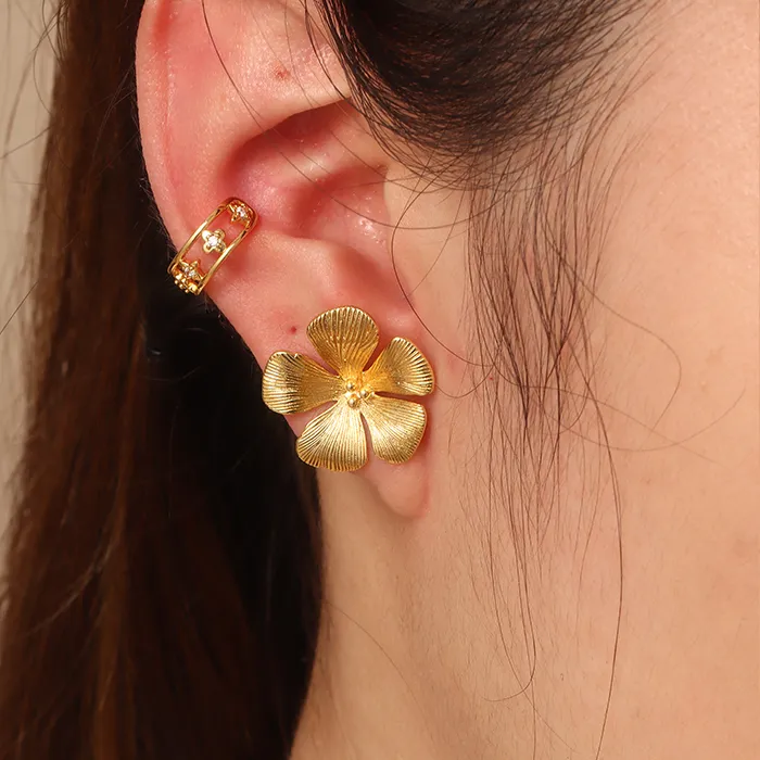 Authentic Blossoming Radiance: Empowering Earrings for Inner Light