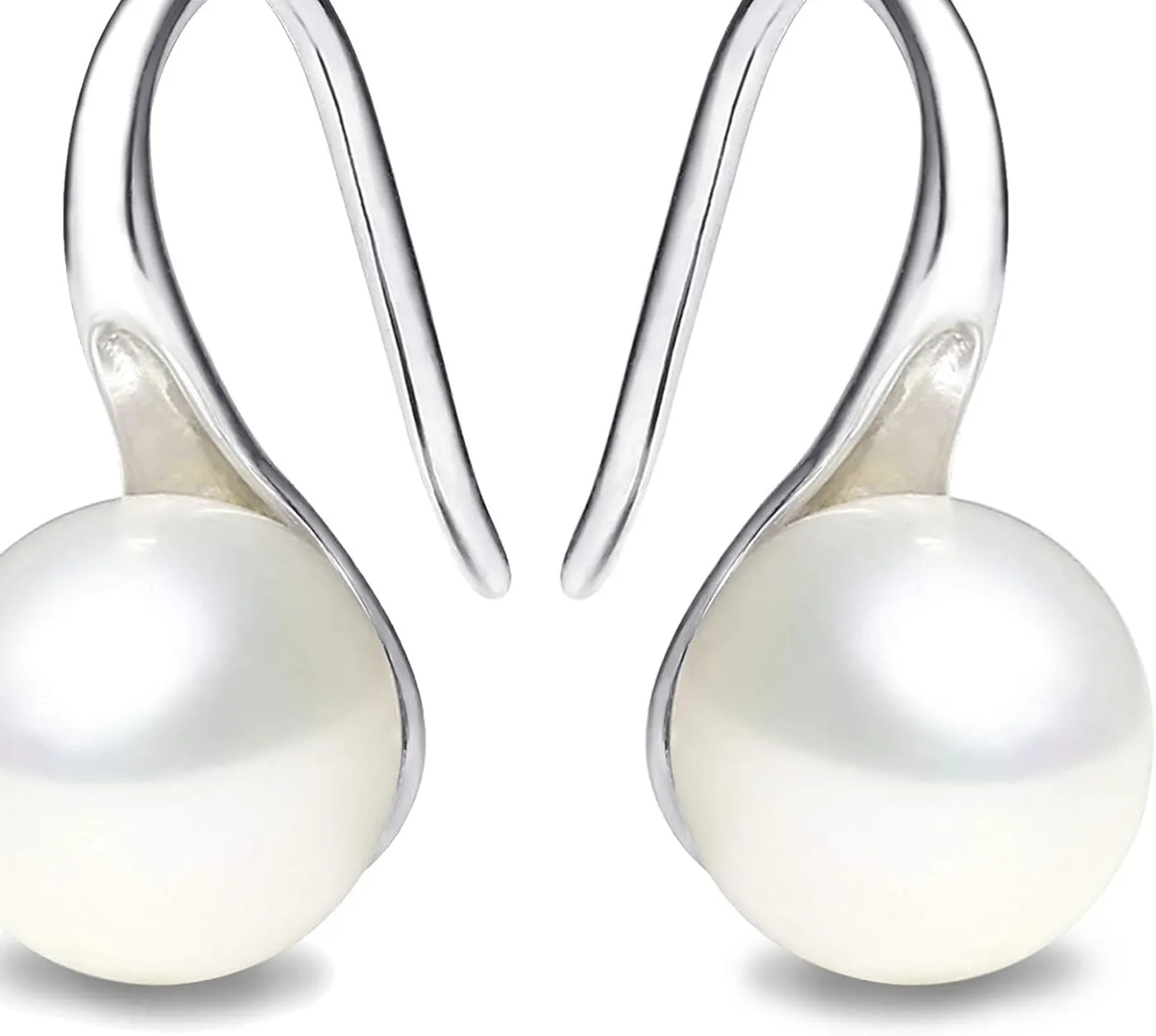 Authentic Radiant Luminesce Freshwater Pearl Hoops