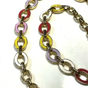 Authentic The Kaleidoscope Reverie: Reversible Gold-Plated Enamel Link Talisman