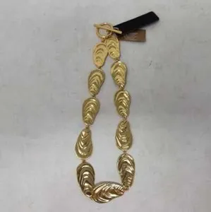 Authentic women's J Crew gold-plated magma necklace
