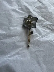 Authentic Labradorite's Mystic Bloom: The Alexis Bittar Flower Brooch Pin