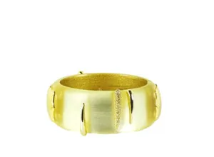 Authentic The Sunlit Echo Hinged Bangle