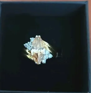 Authentic The Solar Radiance Marquise Citrine Talisman