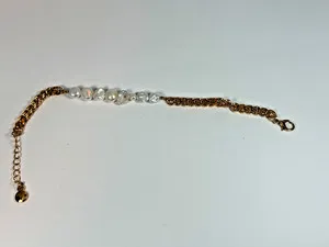 Authentic The Mayamar Golden Serpent Link and Pearl Talisman