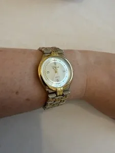 Authentic Vogue Ladies 18K Gold Plated Two-Tone Quartz Watch (SR.NO.7454