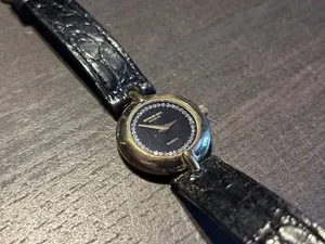 Authentic Raymond Weil Geneve Ladies 18K Gold Plated & Diamond Wristwatch