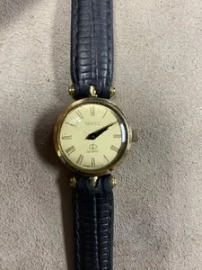 Authentic Genuine Vintage Gucci Sherry Line Ladies Watch Gold Plated *not running*