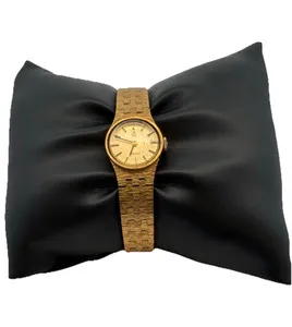 Authentic 1970's Omega 20 Microns Yellow Gold Plated Ladies Cal.1070 Rotary Luxury Watch
