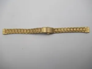 Authentic Yellow Gold Plated Ladies Watch Band