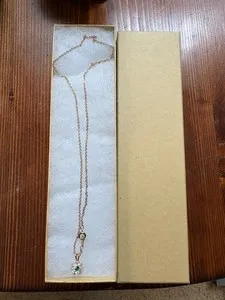 Authentic The Golden Radiance 18K Gold Plated Pendant and Chain