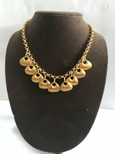 Authentic VINTAGE Gold Plated ROBERT LEE MORRIS PETAL NECKLACE MMA #1