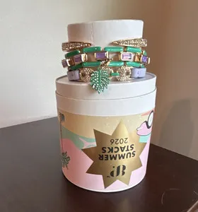 Authentic Bomb Party Summer Stacks 2026 “Emerald Eden” (The Leaf) Gold Plated