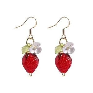 Authentic Sacred Harvest: Strawberry Blossom Earrings for the Goddess Within