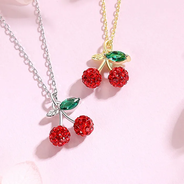 Authentic Crimson Harvest Cherry Talisman - Sterling Silver Amulet of Vitality and Sweetened Intentions