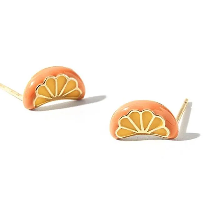 Authentic Sun- Kissed Citrus Blossom Studs
