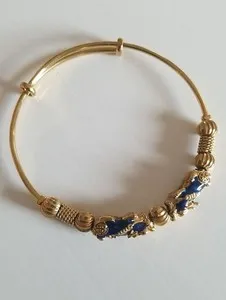 Authentic Pixiu Wealth Bracelet Fengshui Asian Bangle Gold Plated