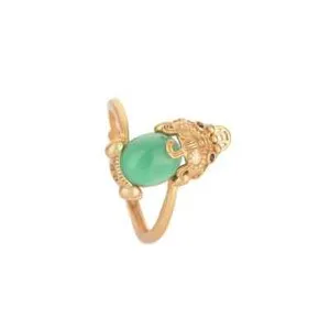 Authentic The Golden Pixiu Guardian Ring of Abundance and Vitality