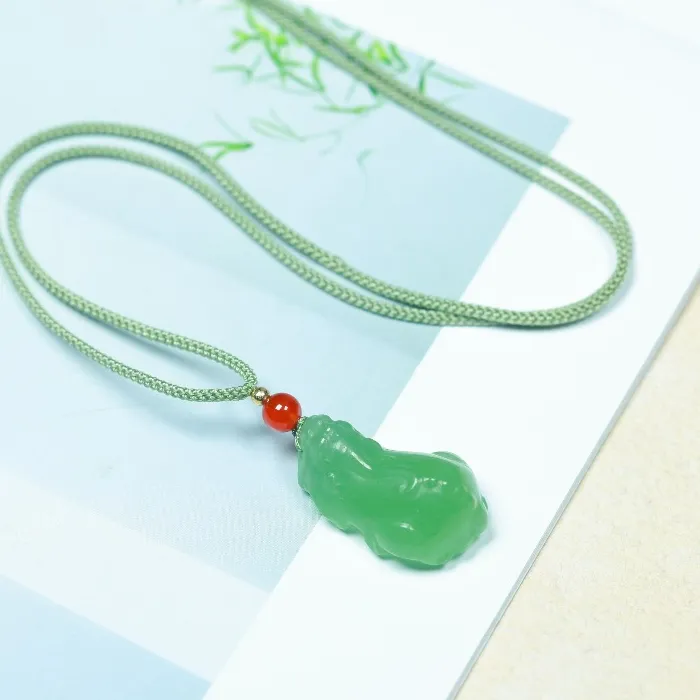 Authentic Exquisite Ethnic Style Dongling Jade Pixiu Pendant