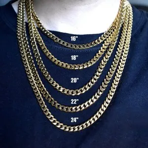 Authentic Solar Ascension Curb Chain Talisman – 7mm Gold‑Plated Aura Shield for Men