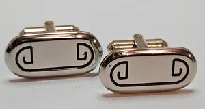 Authentic The Hickok Alchemy Dual-Tone Heritage Cufflinks