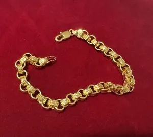 Authentic The Eternal Weaver: 18k Gold-Plated Greek Link Talisman