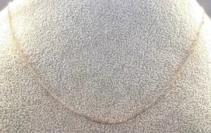 Authentic Italian 1.5mm Rose Gold Plated .925 Sterling Silver Figaro Chain Necklace