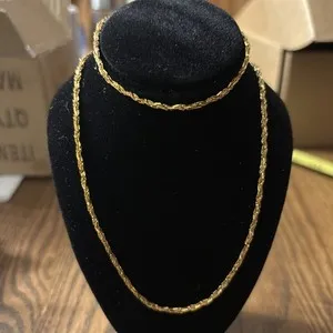 Authentic Serpent's Embrace: Gilded Rope of Infinite Flow