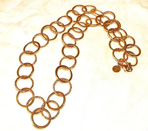 Authentic The Romanza Eternal Weave: 18K Gold-Plated Sacred Chain