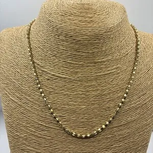 Authentic Gorgeous 18” Italian Gold Plated Sterling Silver 925 Veronese Chain 7 grams
